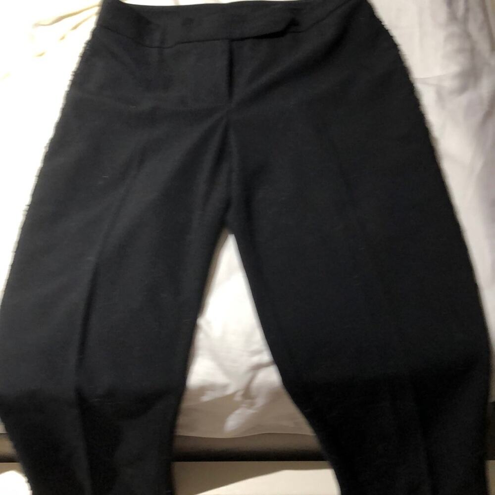 Laundry sheer lace tuxedo bead leg pant worn once